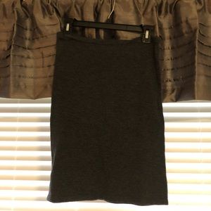 Grey bodycon skirt